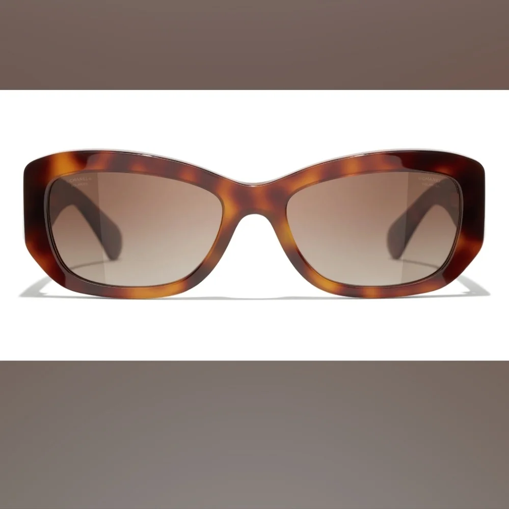 Chanel 5493-A 1295/S9 Women's Tortoise/Brown Polarized Sunglasses